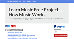 Desktop Screenshot of learnmusicfree.com