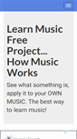 Mobile Screenshot of learnmusicfree.com